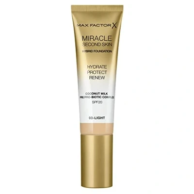 Imagen de Max Factor Miracle Second Skin Hybrid Base de maquillaje 30 ml