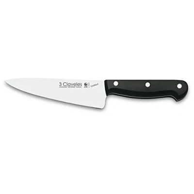 Imagen de 3 Claveles Uniblock Cuchillo profesional cocinero 15 cm