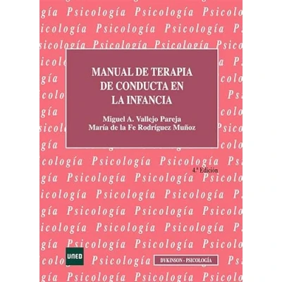 Imagen de Manual de terapia conducta en la infancia (SIN COLECCION)