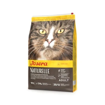 Imagen de Josera Comida para Gatos 10 kg Naturelle Ave de Corral y Trucha Adultos Previene la Formación Calculos Orinarios Profilaxis Dental