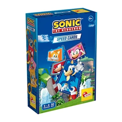 Imagen de Lisciani Sonic the Hedgehog Juego de cartas velocidad con estrategia para niños a partir 6 años 2 jugadores o más Desarrollo la lógica