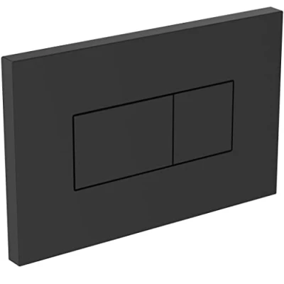 Imagen de Ideal Standard R0110A6 Solea Placa de descarga para inodoro, color negro