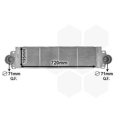 Imagen de VAN WEZEL 58004233 Intercooler VOLKSWAGEN: Transporter 5, 5 Bus, Multivan (7HM norauto, oscaro, mister auto