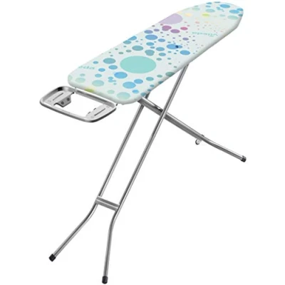 Imagen de Vileda Neo Tabla de Planchar Plegable con Soporte Antideslizante para Plancha Incluye Funda Algodón Fácil Almacenar y Transportar 114x33 cm Regulable en Altura