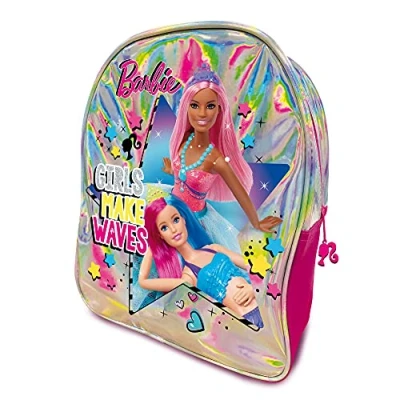 Imagen de Liscianigiochi Barbie Dough Mochila con 600 g de plastilina y Kit creativo, 88874 Juego creativo para niñas a partir 4 años