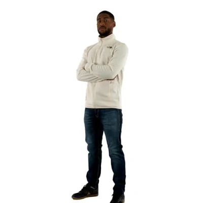 Imagen de The North Face Glacier FULL ZIP Forro polar, Hombre, Talla: XS, White dune