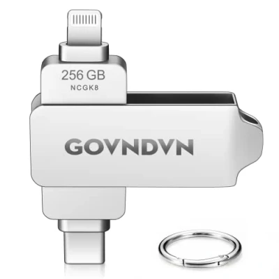 Imagen de Apple MFi 256GB Memoria USB para iPhone Externa Pendrive Lightning Flash Drive C Pen y Pasar Fotos a PC Photostick iPhone/iPad/Android