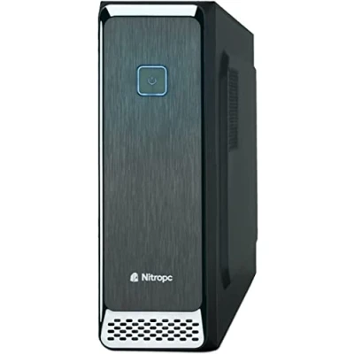 Imagen de NitroPC PC Oficina Silver (AMD Ryzen 5 4650G 6/12 4.2GHz, RX Vega 7, RAM 16GB, M.2 512GB + HDD 2TB, Windows 11, WiFi) Ordenador de sobremesa, teletrabajo