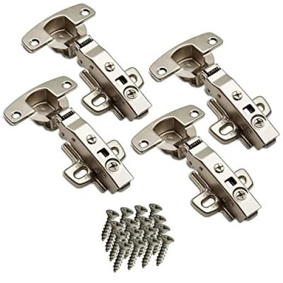 Imagen de SOTECH 4 piezas Bisagra Hettich Sensys Pot 8645i TH52 Tope de esquina 110 Altura Distancia 1,5 mm con cierre suave incl. tornillos M4x16mm
