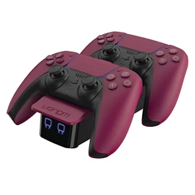 Imagen de Venom PS5 Controller Twin Docking Station Cosmic Red (PS5)