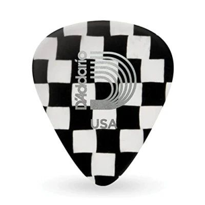 Imagen de Planet Waves Heavy Checkerboard Celluloid Guitar Picks (Pack of 10)