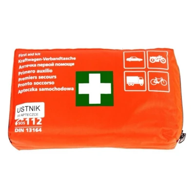 Imagen de PK MOT 01691 Kit de primeros auxilios para coche DIN 13164 8 con bolsa almacenamiento