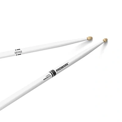 Imagen de PROMARK American Hickory Rebound 5A Drumsticks, Acorn Tip, White Single Pair