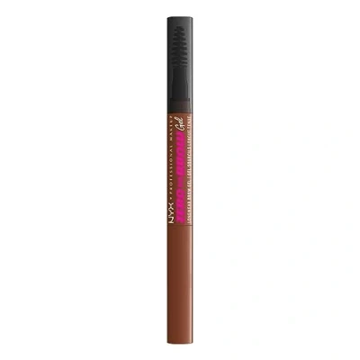 Imagen de NYX Professional Makeup Zero to Brow, Gel rellenador de cejas, Acabado natural natural, Larga duración hasta 2 días, Tono: Auburn