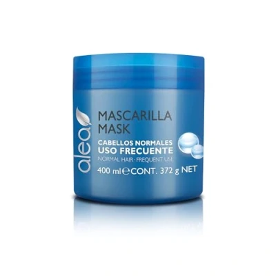 Imagen de ALEA Mascarilla Pelo Cabellos Normales Uso Frecuente 400 ml Extracto de Lima y Proteínas Seda Cabello Sedoso Sin Nudos Melena Brillante Sulfatos ni Parabenos