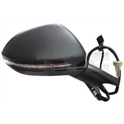 Imagen de Espejo retrovisor Tyc 337 0242 izquierda para ajuste elect. espejo, asférico, calefactable VOLKSWAGEN: Golf 7, 7 Variant