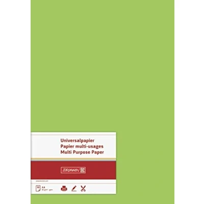 Imagen de Baier &amp; Schneider Papel multifunción (mate, A4, 80 g/m², 50 hojas), color verde claro