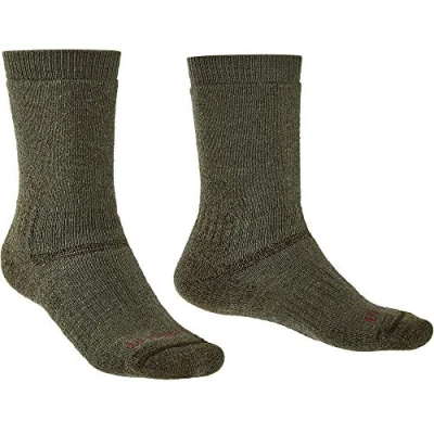 Imagen de BRIDGEDALE Explorer HW Merino Perf. Boot Calcetines, Unisex adulto, Verde Oliva, Única
