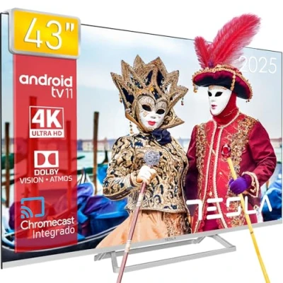 Imagen de TV LED 43&quot; Tesla 43E635SUS, UHD 4K, ARM cortex quad core A53 @ 1500MHz, Smart TV, DVB T2, Negro