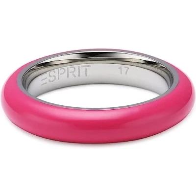 Imagen de ESPRIT Jewel Anillo de acero inoxidable con ónice, talla 10 (15,92 mm)