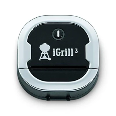 Imagen de Weber 7205 Termómetro iGrill 3, schwarz, 5,6 x 6,6 6,4 cm, Grillthermometer, Grillassistent, Profigrillen