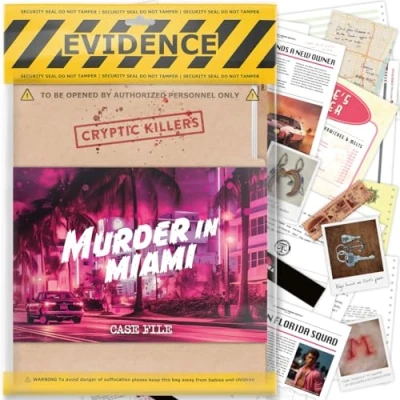 Imagen de Juego de misterio asesinato sin resolver Investigación archivos caso frío Asesinos crípticos Pistas detectives/evidencia Resuelve el crimen Para individuos, noches citas y