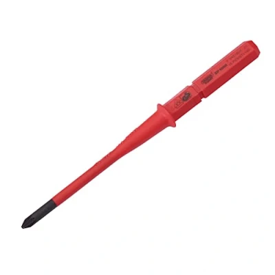Imagen de Draper Hoja de destornillador intercambiable XP1000 VDE extradelgada tipo PZ/SL, 16419, herramienta eléctrico precisión, roja