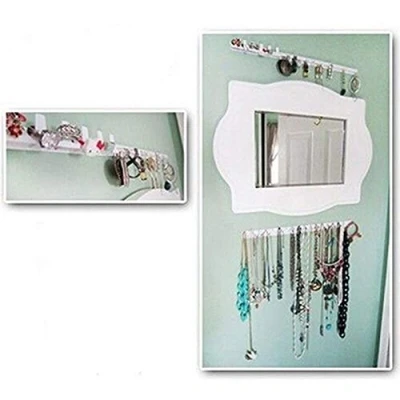 Imagen de Joyería Rústica Organizador Montado En La Pared del Sostenedor Pendientes Organizador, Collares Y Pulseras Holder Soporte para Colgar