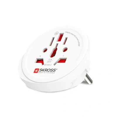Imagen de Adaptador Mundial A Europa Skross 1500211 e Blanco