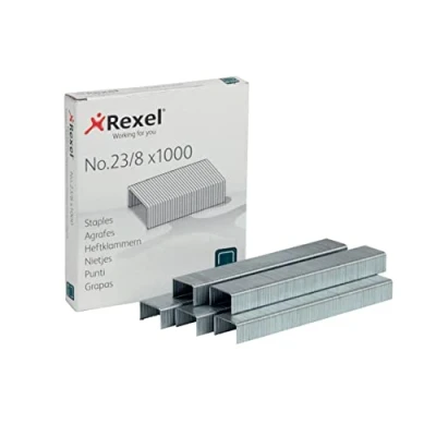Imagen de REXEL 2101054 Caja 1000 grapas 23/8 galvanizadas
