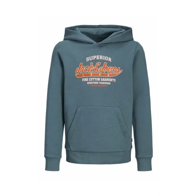 Imagen de Jack &amp; Jones Junior Jjelogo NOOS JNR Jersey con capucha para niños, Talla: 10a, Oceanview