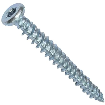 Imagen de AERZETIX Juego de 100 tornillos anclaje directo para hormigón Ø7.5x72mm cabeza fresada cónica con huella estrella T30 fijación directa sin tacos C48382