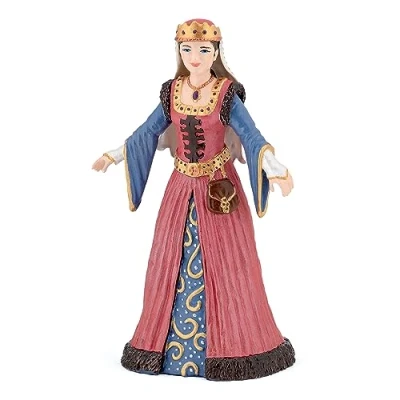Imagen de Papo Monde Medieval Figurine 39048 Figura de Reina, Dibujos Animados, Color Rojo Azul, Talla única (39048)