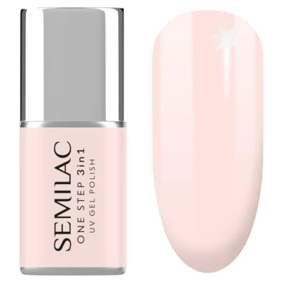 Imagen de Semilac Esmalte Semipermanente One Step Hybrid 3en1 S254 Rose Beige 5ml