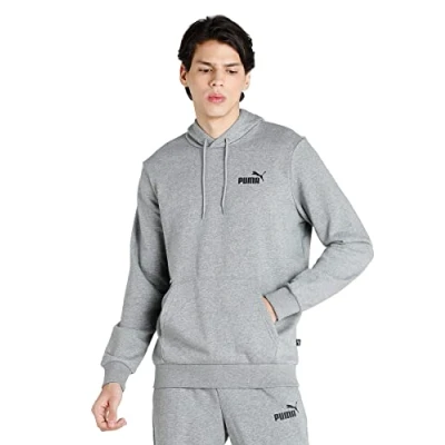 Imagen de PUMA Sudadera con Capucha Logotipo pequeño ESS TR Sudor, Hombre, Gris, 3XL