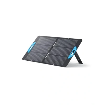 Imagen de Anker SOLIX PS100 Portable Solar Panel, Kompakte 100W Solaranlage, Kompatibel mit Powerhouse 256Wh, 512Wh und 1229Wh (Nicht im Lieferumfang), Für Camping, Wandern, Stromausfälle, Blue