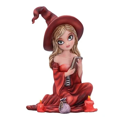 Imagen de Nemesis Now Rina Figura de Bruja (15 cm), Color Rojo
