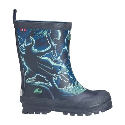 Imagen de Viking Jo​l​l​y​ Pr​i​n​t​, Botas de Goma, Unisex Niños, Navy/Denim, 24 EU