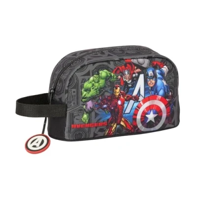 Imagen de Safta Avengers Vendetta Porta Desayunos Térmico, Termo, Portatodo, Calidad y Máxima Resistencia, Comida, Recreo, 21.5x6.5x12 cm