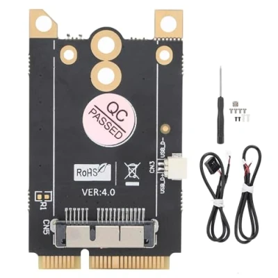 Imagen de Tarjeta adaptadora Mini PCI E a BCM94630 Convertidor de tarjetas WiFi 12 + 6 pines para Windows 7/8 / 8.1, OS X Broadcom BCM94360CD BCM943602CS BCM94360CS2 BCM94331CD BCM94360CSAX