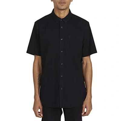 Imagen de VOLCOM Everett Oxford SS Top, New Black, L Men&#039;s