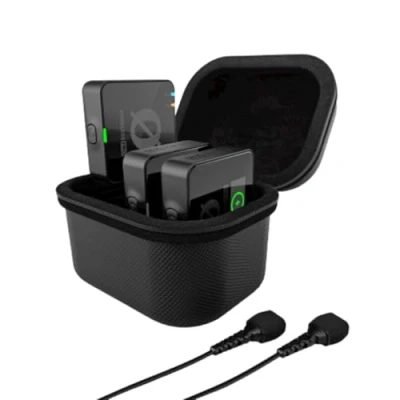 Imagen de RØDE Wireless PRO es un sistema de micrófono inalámbrico compacto increíblemente potente con timecode, grabación en 32 bits punto flotante, y una funda inteligente carga