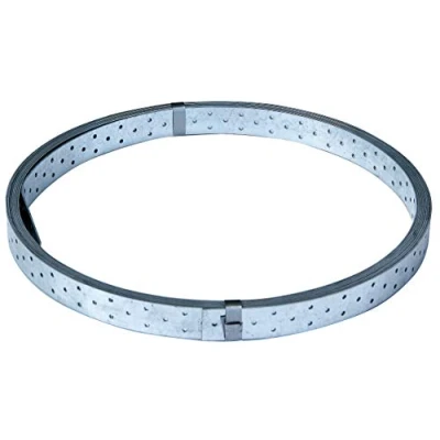 Imagen de Alberts 339043 Cinta Perforada, Galvanizado Sendzimir, 10 m, 40 x 2 mm
