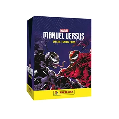 Imagen de Panini Spider, Iron Man, Hulk, Capitán América, Thor, Black Widow, Hawkeye Marvel Versus TC Caja de 24 Fundas, Color pa, (MCTCGP)