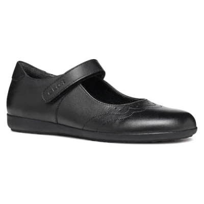 Imagen de Geox Iberide Bailarinas con hebilla para niños, Talla: 29, Black Zapatos