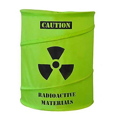Imagen de DIVERTIDO CESTO PARA LA COLADA O ROPA SUCIA TOXICA MATERIAL RADIACTIVO