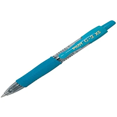 Imagen de Pilot Bolígrafo roller (12 unidades, G2, XS7, PIXIE, 0,4 mm, bola 0,7 mm), color turquesa
