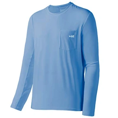Imagen de Bassdash Camiseta de Manga Larga para Hombre UPF 50+ Performance Protección Solar UV Pesca Senderismo Camisetas Deportivas