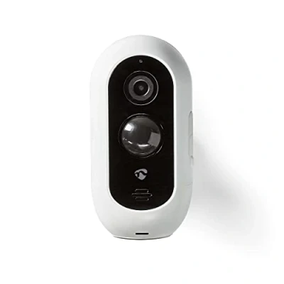 Imagen de NEDIS Cámara IP Recargable SmartLife Wi Fi con Sensor de Movimiento PIR para Exteriores/Full HD 1080p