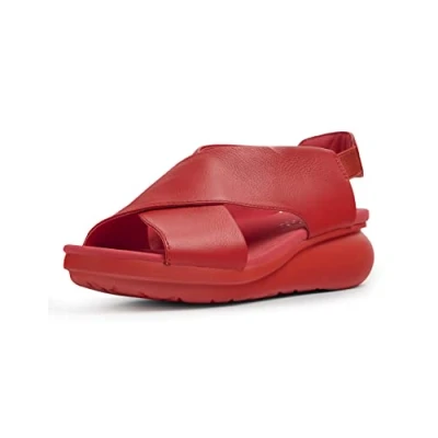 Imagen de Camper Balloon K200066, Sandalias de Punta Descubierta Mujer, Rojo (Red 062), 37 EU